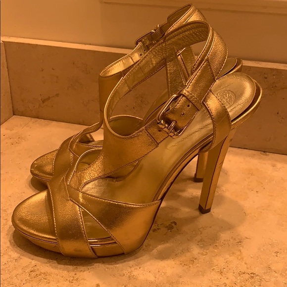 Authentic Versace gold heels size 38 - Picture 4 of 6
